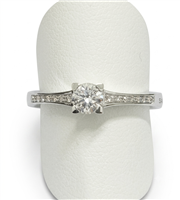 Ring Salvini Woman in White Gold Diamante 0.51 Ct 81114461 - 81114461